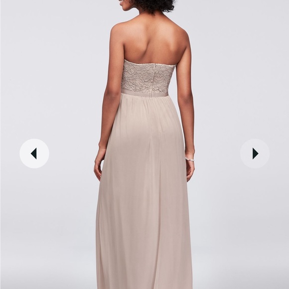 Aqua Blue Bridesmaid’s Lace Dress - Picture 6 of 8